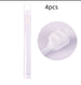 4pcs Wavy white