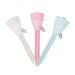 White pink blue