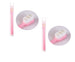 Wavy pink 2pcs