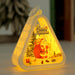Triangular light white old man