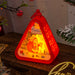 Triangle light red old man