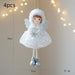 Silver White  4pcs