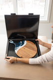 Round Cheese Paddle Acacia Boards