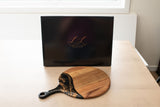 Round Cheese Paddle Acacia Boards