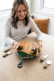 Round Cheese Paddle Acacia Boards